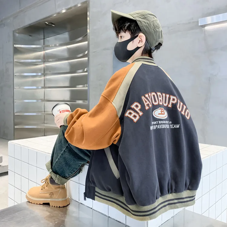 男童装棒球服春秋季2025新款秋装儿童上衣帅气中大童春款外套夹克