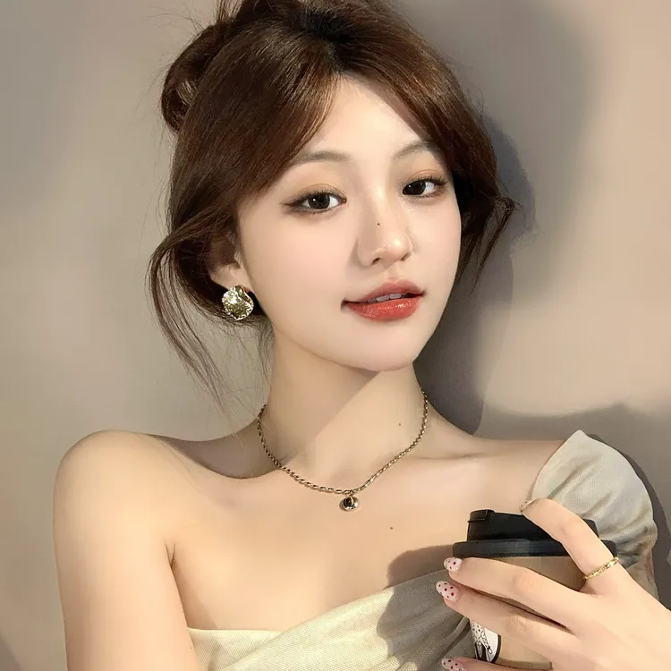 FULL GIRLISH耳环02587温柔少女轻奢耳钉耳饰