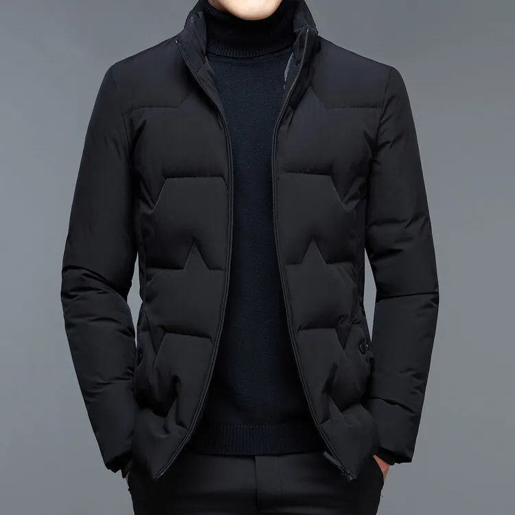 男士棉衣秋冬季新款棉服商务休闲加厚保暖棉袄中年爸爸冬装外套潮