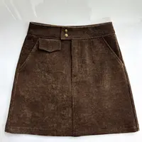 余紫绮.【燕麦巧巧】秋冬新款纯色高腰百搭短裙ZF1102134