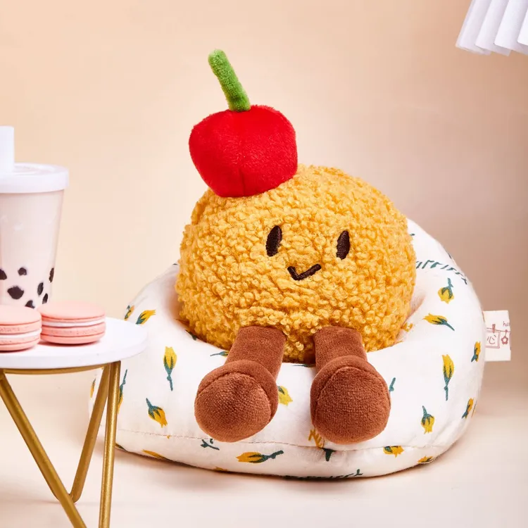 炁小包泡芙玩偶泡芙毛绒玩偶可爱公仔公仔布娃娃卡通玩偶送礼