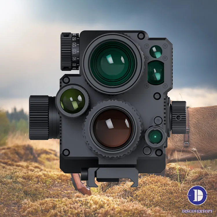 发现者DNTD350-225BC新款三光一体带测距计算热成像夜视瞄准仪