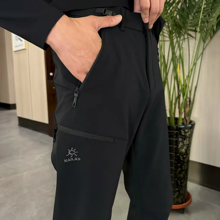 纯原复刻2025秋冬季轻奢户外时尚男士修身型微厚休闲裤