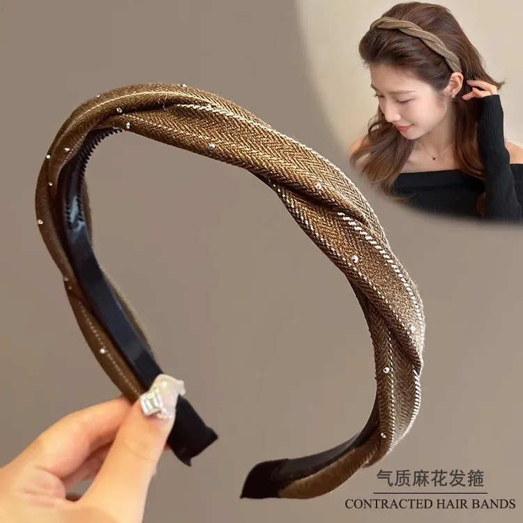韩国代购GP高颅顶发箍女款洗脸头箍专用防滑发带压发卡秋冬发捆头