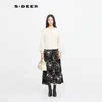 S·DEER/圣迪奥秋季常规时尚休闲百搭长袖通勤上衣S253Z2203