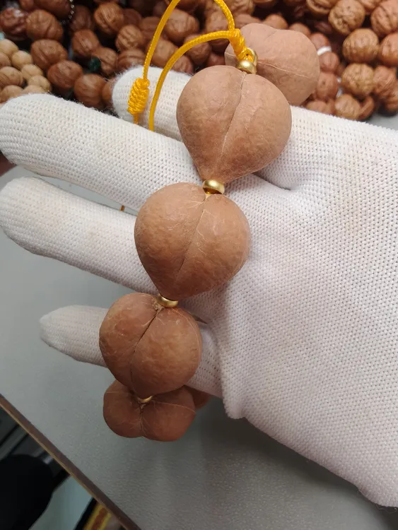 饱满野生姬宝核桃串一物一图边25.5肚17高26MZ123