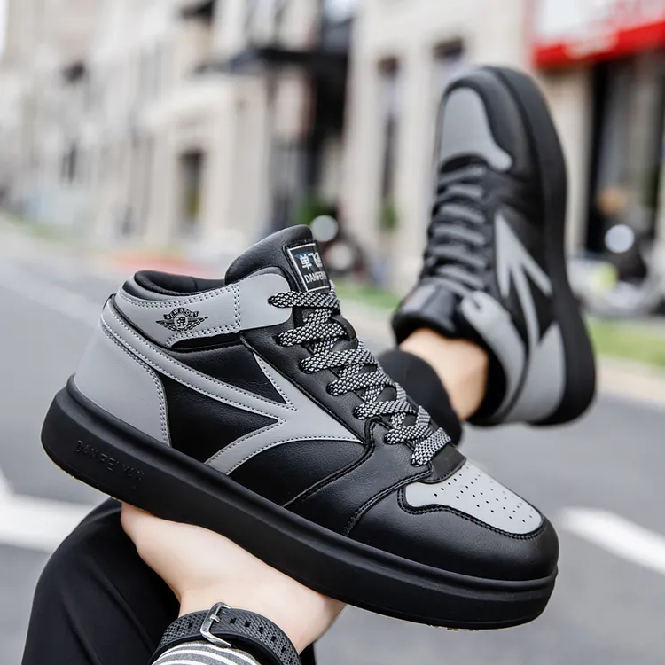 单飞燕潮鞋毽子鞋秋冬新款中帮踢毽专用鞋超纤皮易踢毽子运动鞋