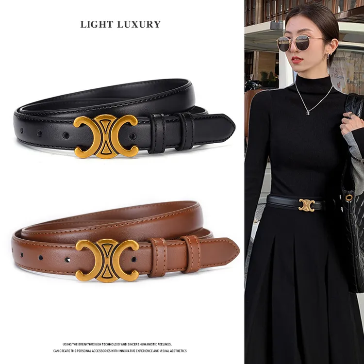 皮带女时尚精品百搭2025新款腰带爆款西装裤带网红韩版经典裤腰带