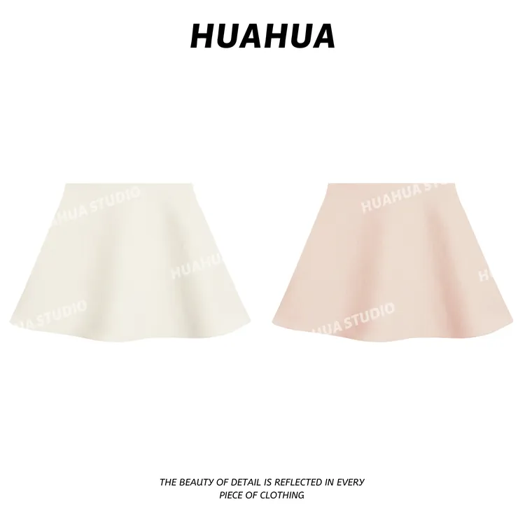 【花花】首尔茶会半裙~韩系时尚优雅气质设计师俏皮小香风半身裙