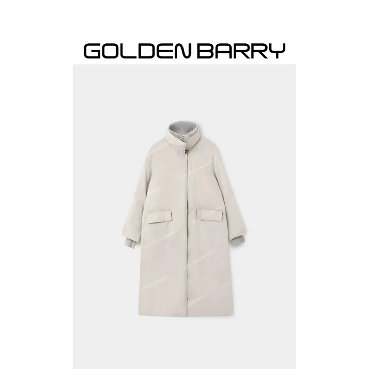 |132065简约假两件立领鹅绒服【1】