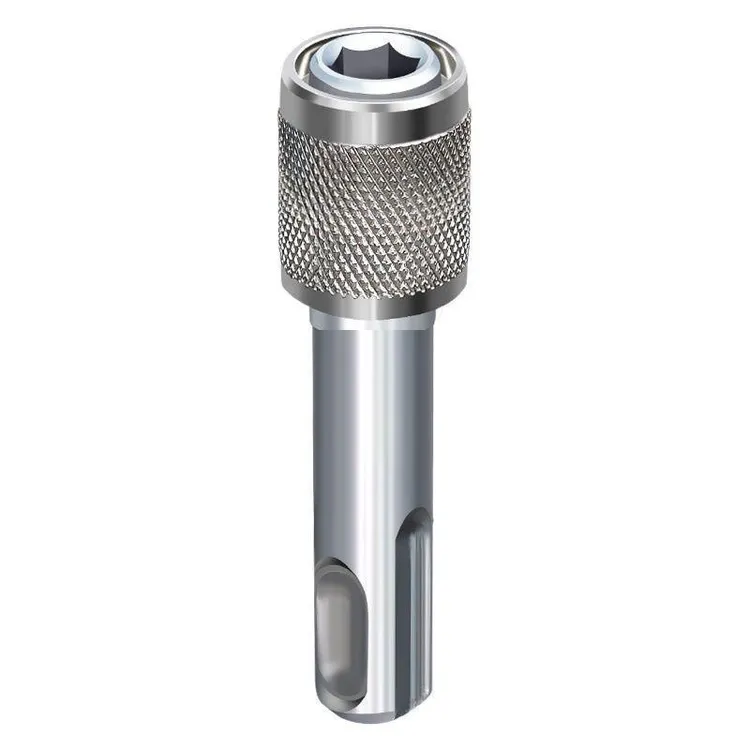 电锤转接头圆柄换六角柄转接杆伸缩转换器电锤冲击批头套筒转接