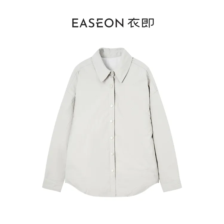衣即「 晨光」翻领衬衫外套秋季时尚休闲长袖设计感长袖YZ59MF0735