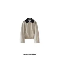 The pattern room | 无性别时髦编织领口量感阔袖工装夹克