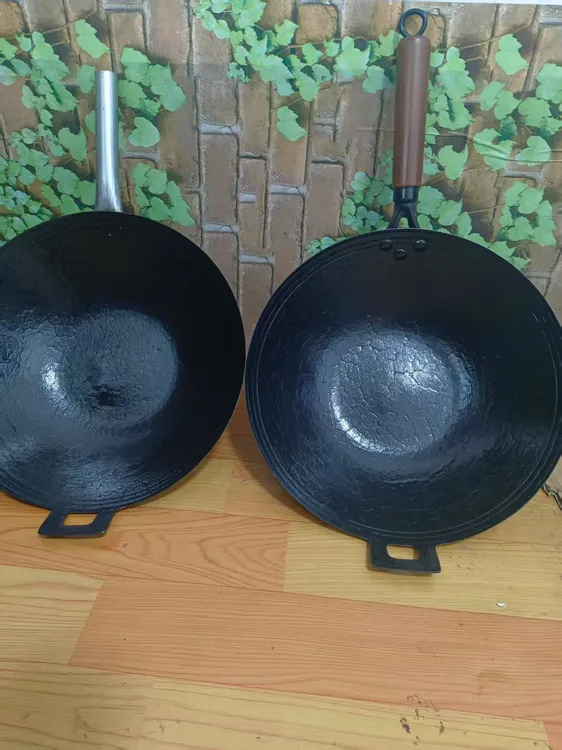 贵州铁锅电磁炉锅炒锅炒菜老式妈妈鹅妈妈早期贵州老式铁锅