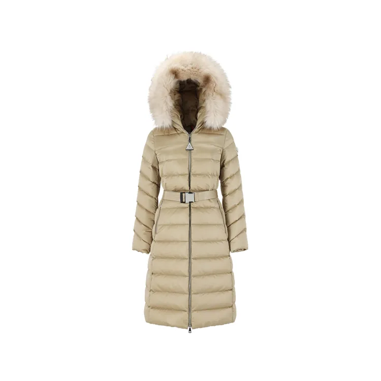 未使用 MONCLER 盟可睐 女士长款鹅绒连帽羽绒服1C00035 59685