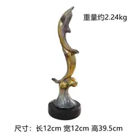 【本尼家】Q116铜雕塑摆件创意家居装饰12*12*39.5cm