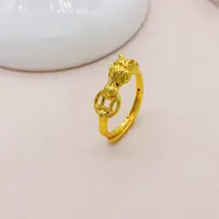  新款百搭马上有钱戒指