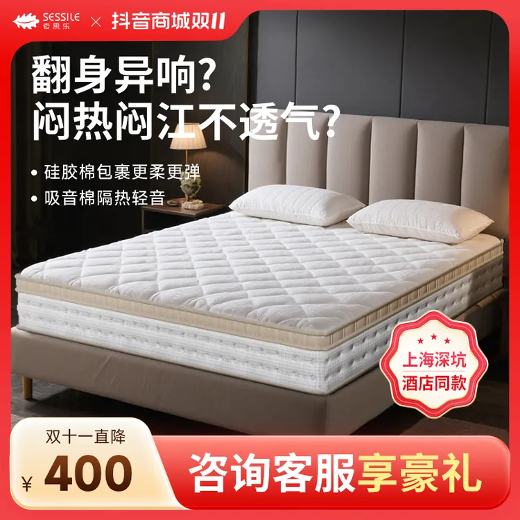 直播间专属专业护脊除螨弹簧床垫20cm床垫加厚软垫家用床垫子