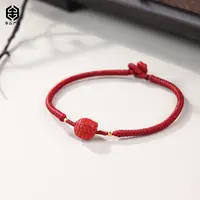 含辰砂工艺品【举石严选】H0924-405-4朱砂手绳（自选/一件/多样性）K