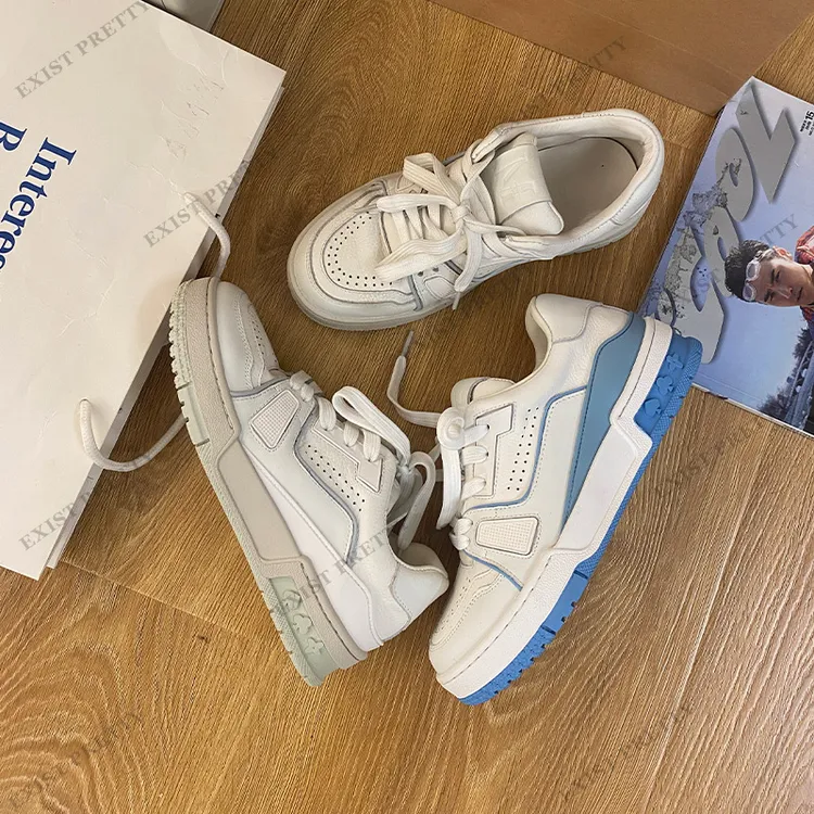 【LiG】秋冬休闲小白鞋休闲运动板鞋柔软真皮头层牛皮舒适女鞋