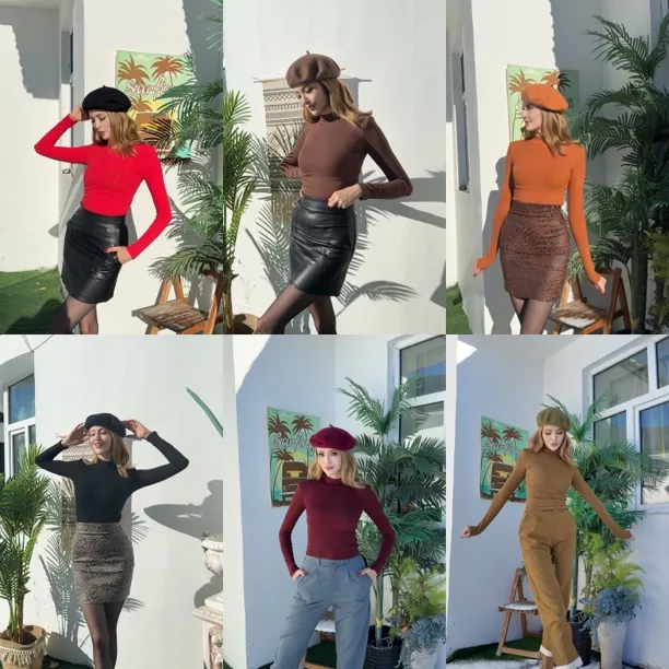 GIFLONA 六种颜色打底上衣