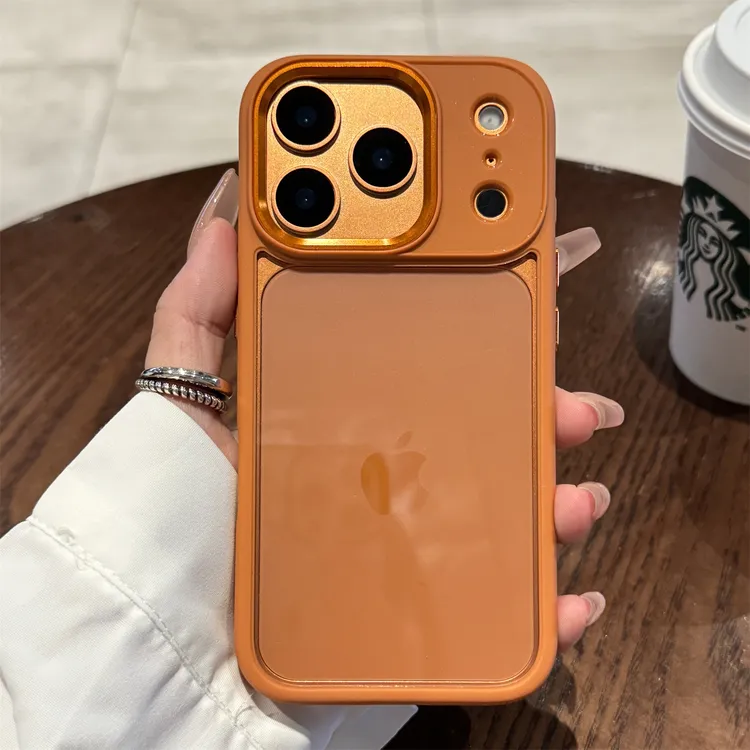 爱马仕橙适用苹果17promax手机壳新款iPhone17透明17pro高级感