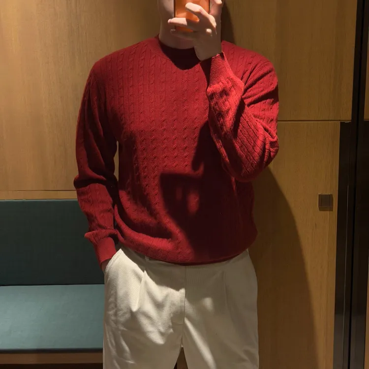 【诺可高定】秋冬Tasmania羊毛羊绒立体扭花纹针织 爵派尔DK021