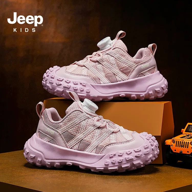 JEEP吉普2025春季新款儿童运动鞋儿童女童软底透气耐磨防滑跑步鞋