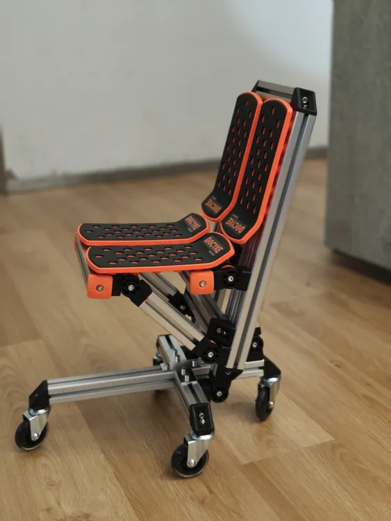 原创折叠万向轮椅子升降款DIY定制diy材料包（不包邮购前咨询）