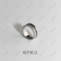 铜合金陶瓷戒指 EFED精工高级感罗缎戒指