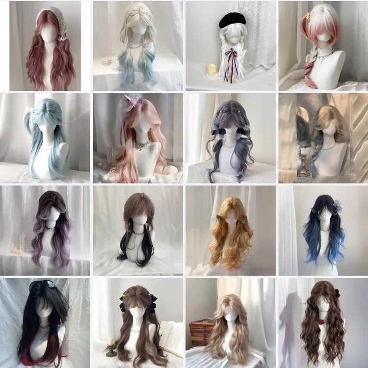 假发全头套清仓 不退换 默认瑕疵 直播扣号抢 看清再买 退款拉黑