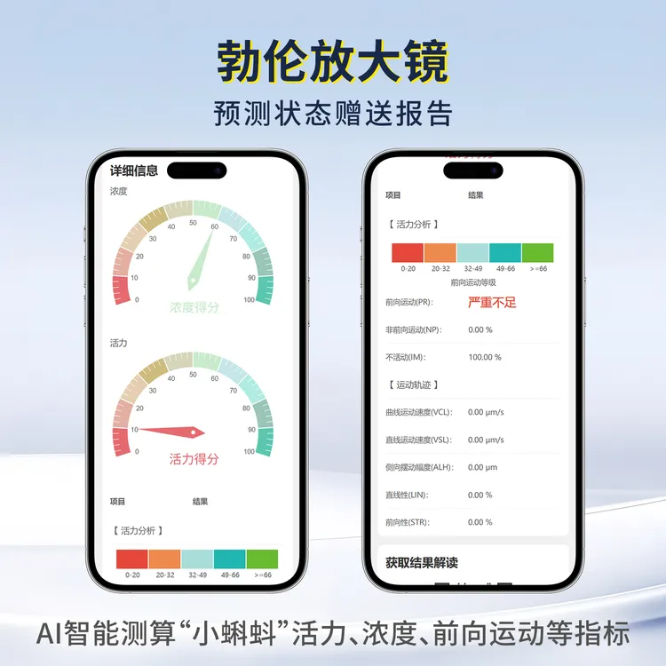 Boolenn/勃伦活力浓度专业放大镜手机观察小蝌蚪放大镜居家自测