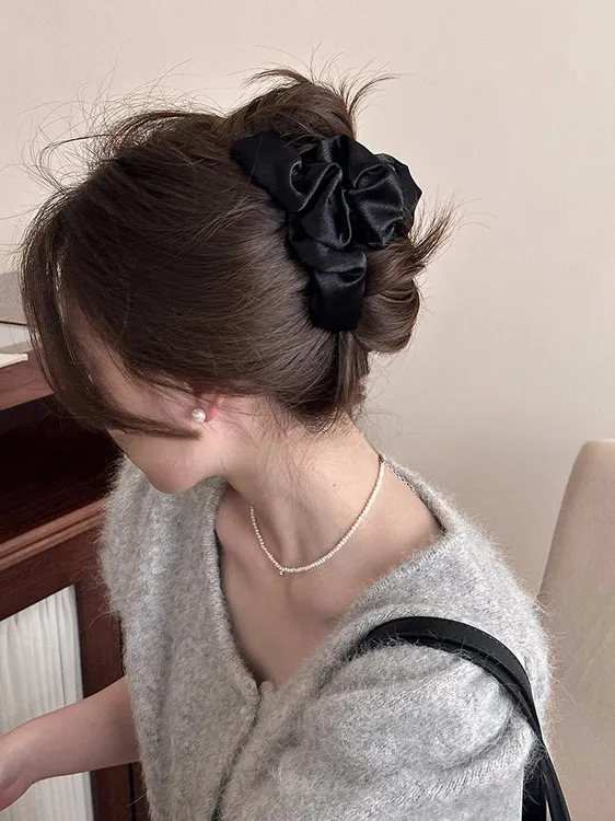 日韩发卡时尚抓夹女气质鲨鱼夹30岁女人减龄发饰头饰发夹简约优雅