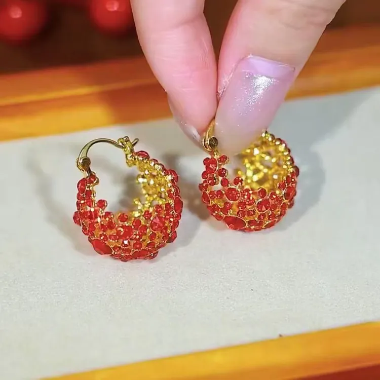 铜合金耳饰 【三】时尚气质百搭耳环