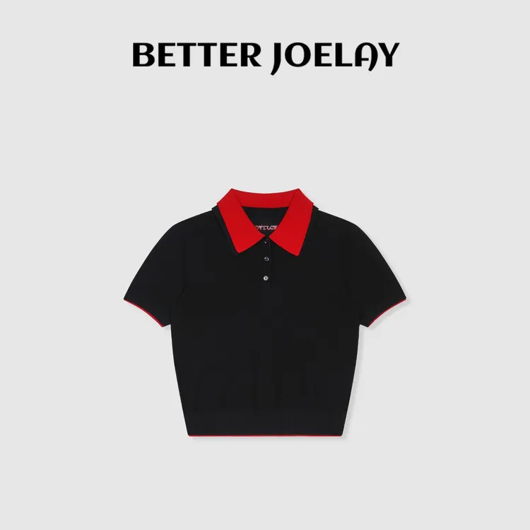 （MY）BETTER JOELAY-【简单小衣】时尚短袖小版T恤休闲简约SDL-88106