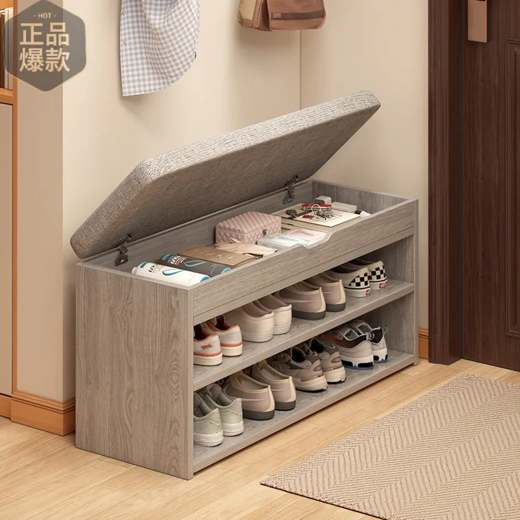 换鞋凳家用门口鞋架可坐入户鞋柜坐凳一体玄关柜储物柜子