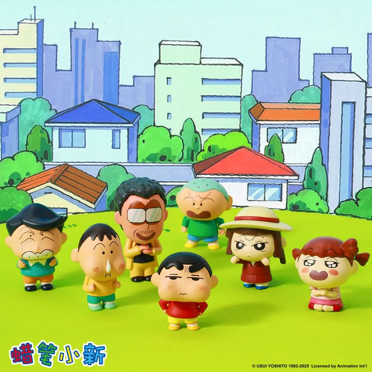 蜡笔小新崩坏表情包系列Q萌公仔盲袋