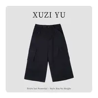 XUZI YU.小个子定制2025秋百搭高腰宽松休闲工装裤女7721-K190069