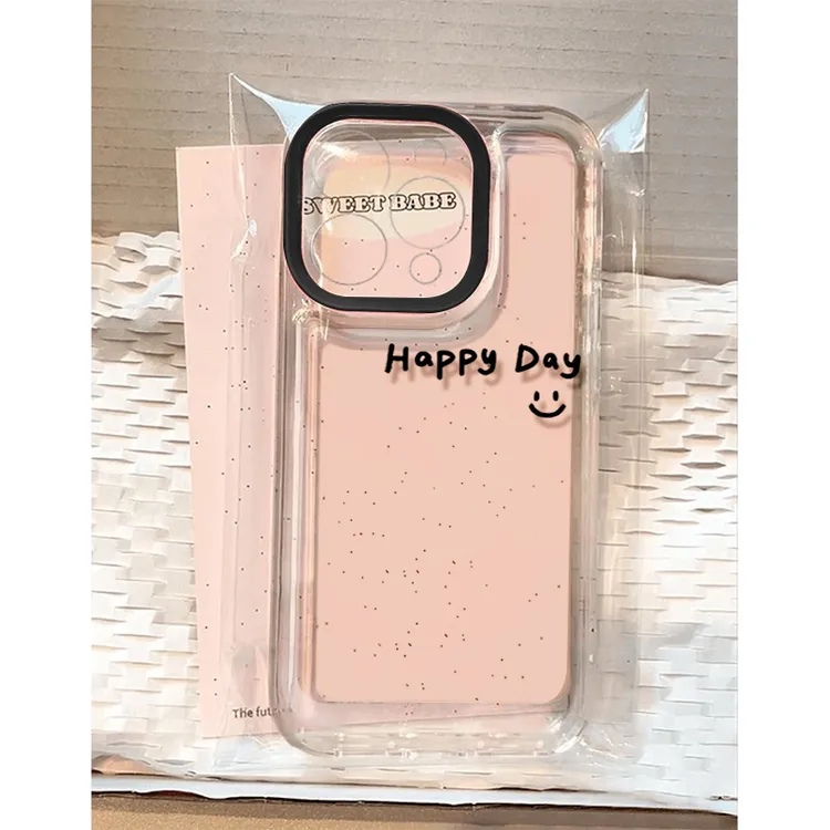 happyday笑脸适用苹果16 15手机壳iPhone13promax防摔14 12男女xr