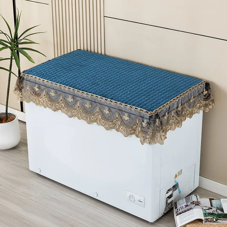 冰柜遮盖盖布翻盖式防尘盖长方形顶盖保温加厚冷柜防滑家用