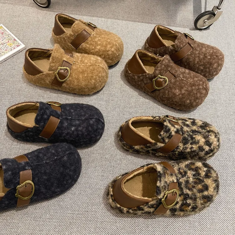 OJRZ内增高勃肯鞋女厚底单鞋2025秋季新款一脚蹬豆豆鞋博肯乐福鞋