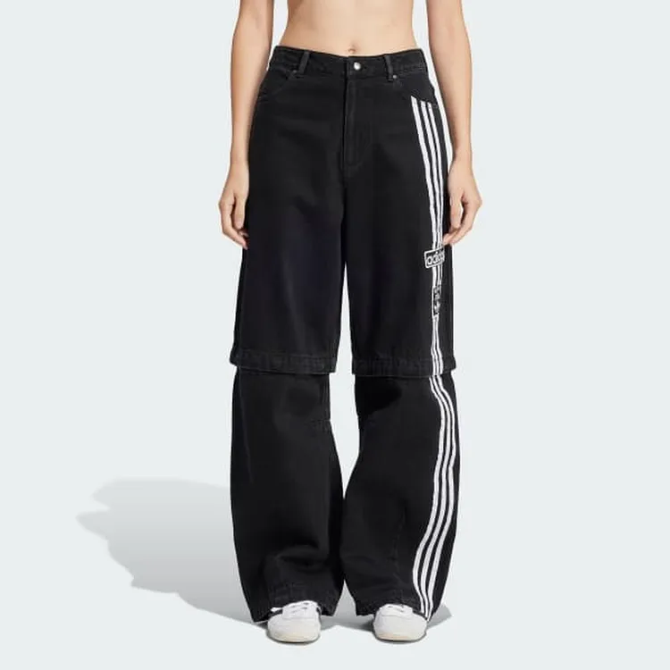 Adidas阿迪达斯女子DENIM PANT休闲时尚运动长裤JD0082