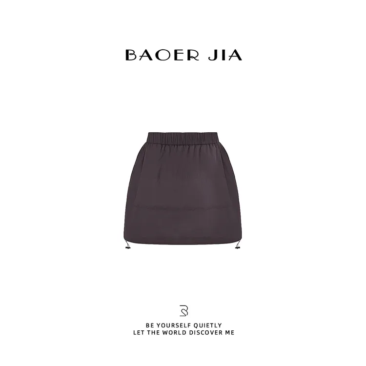 19-【羽绒裤裙】宝儿家含幂BD45525309冬季款宽松A字鸭绒绵软短裤裙