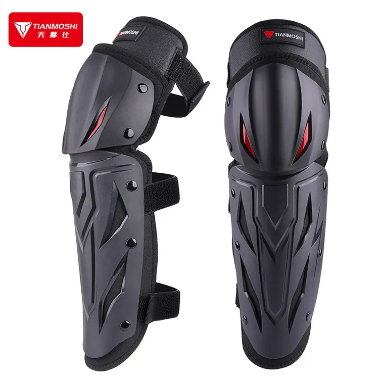 天摩仕夏季专用防风防摔护膝护肘透气护腿三节式长款护具