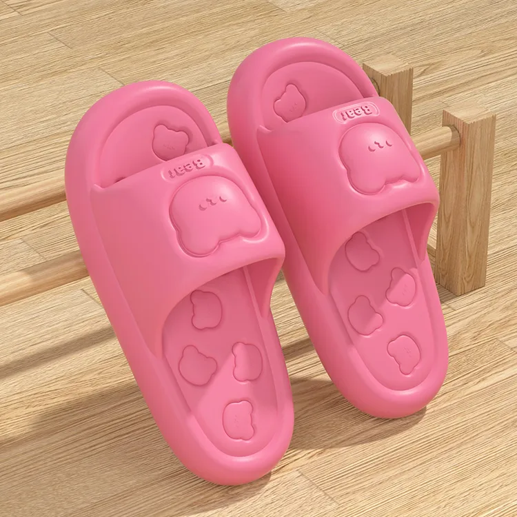 洋山公羊亲子款卡通防滑凉拖鞋女居家软底静音厚底儿童学生拖鞋男