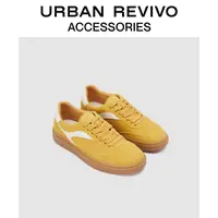 URBAN REVIVO2025秋季新款女泽西风复古撞色运动鞋UAYS50084