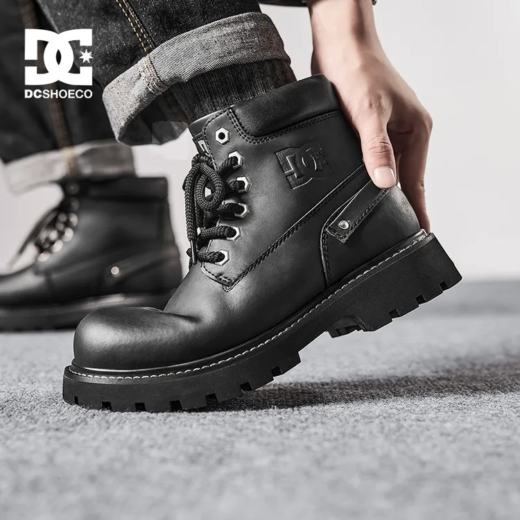 DCSHOES AURUM EDGE 秋冬新款户外高帮男鞋英伦风工装靴马丁靴男