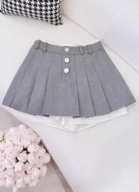 丨春季新款半身裙韩版裙子百褶裙 4398