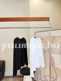 Y.M | 棉中“贵族”100匹马棉 松弛舒适感拉满 简约百搭长袖T恤1438