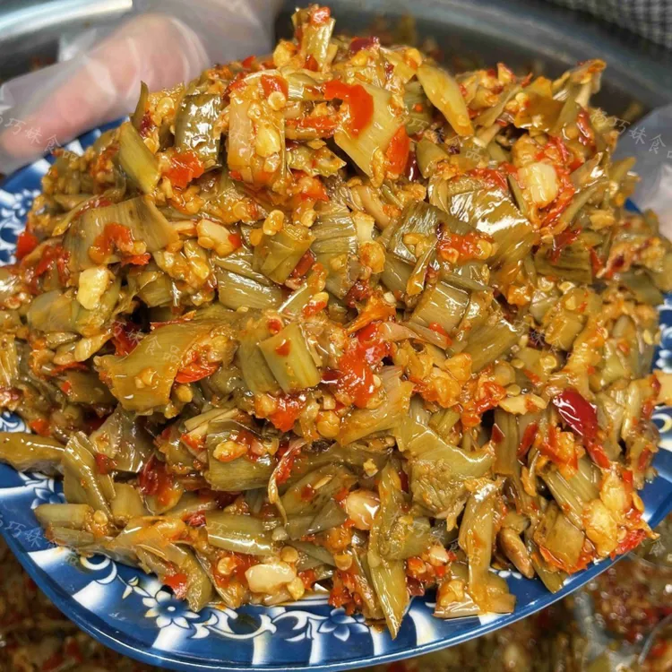 杨巧妹酸辣芋荷江西美食芋苗酸芋梗辣酱即食下饭菜调味酸辣鲜香